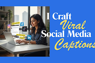 write catchy social media captions with SEO for your posts