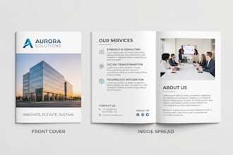 do trifold brochure design, bifold flyer, marketing catalog real estate booklet