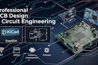 do custom electronics pcb circuit design schematic esp32 programming iot