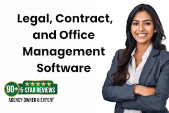 build custom legal, contract and office management software