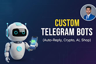 create a custom telegram bot with python, ai, and automation