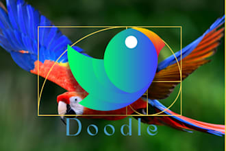 do a golden ratio and professional minimal logo design