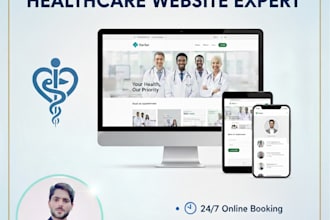 build a professional medical and healthcare website for doctors