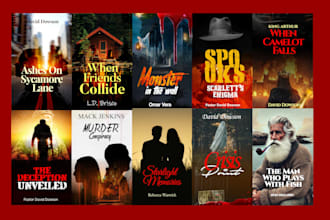 design a book cover, amazon KDP, paperback