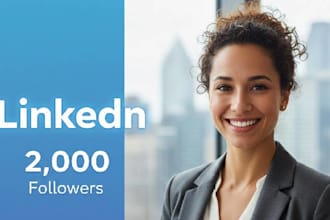 provide high quality linkedin followers for fast growth