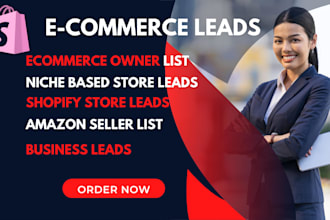 proved ecommerce leads, shopify owners leads, shopify list
