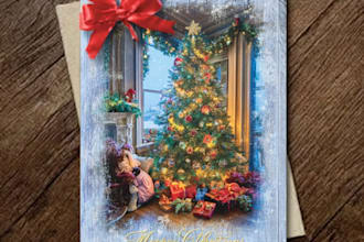design custom christmas card, new year card, holiday card