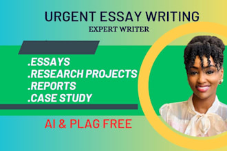 do urgent essay writing as an expert writer