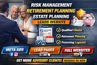 generate risk management retirement estate planning  leads advisor websites