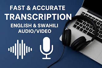transcribe audio and video accurately and fast