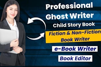 fiction ebook ghostwriter, fantasy book ghostwriter, ghost writer for KDP