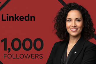 provide real and active linkedin followers