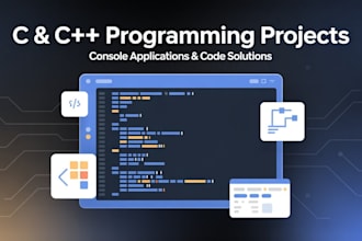 do c and cpp programming projects and console applications