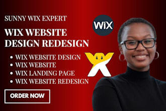 build wix website design wix redesign revamp wix website wix website design