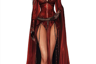 draw a fashion illustration or sketch
