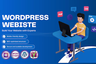create and redesign, responsive wordpress website