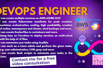 be your devops engineer and cloud expert