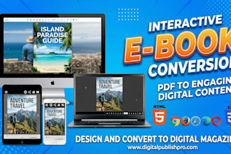 create 3d flipbook animation, interactive ebook, checklist and brochure in canva