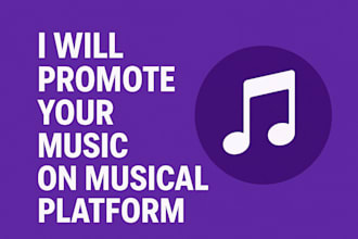 promote your music on musical platform