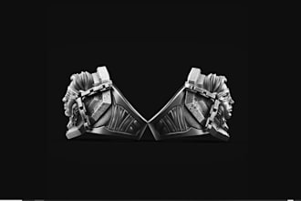 sculpt 3d jewelry cad design, custom grillz diamond jewelry teeth, ring design