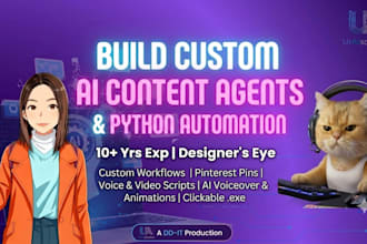 build custom ai agents for content and animation automation from zero