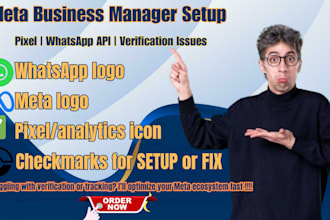 fix meta business manager verification, pixel, domain and whatsapp API