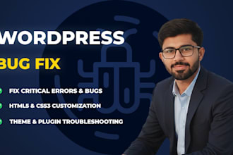 fix wordpress and CSS issues fast and fix website bugs