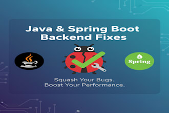 fix spring boot rest API bugs within 24 hours
