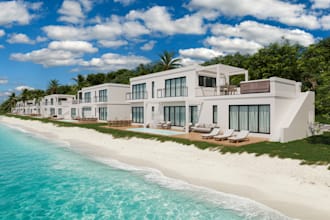 create photorealistic exterior 3d visualization