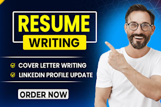write, revamp or rewrite professional resume and cv