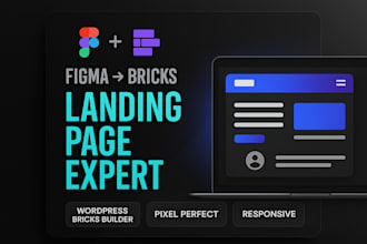 convert your figma, xd design into a bricks builder website