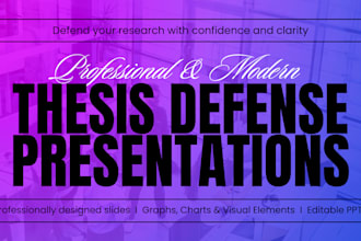 design thesis defense and academic presentation