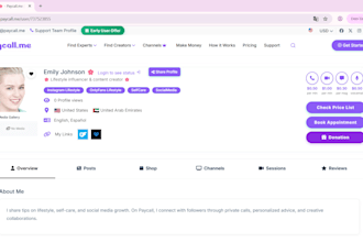create a professional bio link page for creators and influencers