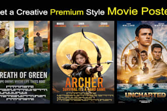 create unique and professional movie posters