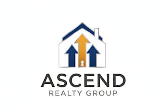 design real estate construction and realtor business logo