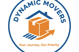 design a custom moving company logo for your business