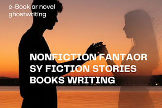 write, edit, or rewrite fiction stories and nonfiction books