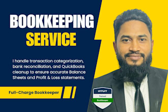 bookkeeping, bank reconciliation, quickbooks cleanup