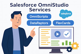 build salesforce omniscripts, dataraptors and IP