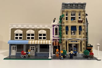 design a custom lego moc model, lego toys with bricklink studio instructions