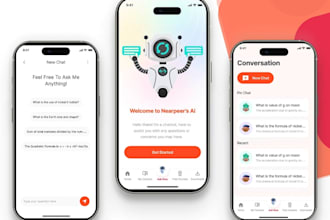build ai translator app, text to speech app, machine learning app, elearning app