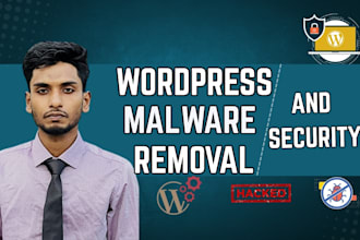 do wordpress malware removal, fix hacked site and add security