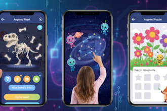 develop ar adventures for kids, fun and interactive games
