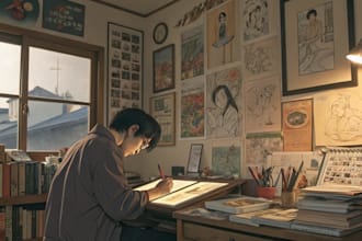 manga illustration anime manga artist or webtoon manga comic