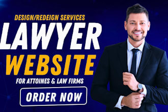 build lawyer website, attorney website or law firm website