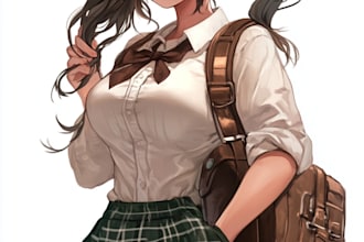 do a anime character