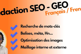 write SEO and GEO optimized article