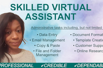 be your organised and dependable virtual assistant