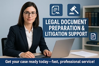 provide expert litigation consulting and legal document preparation services