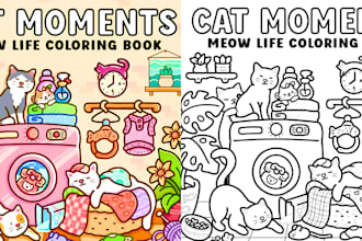 create cute coloring book illustrations with coco wyo style